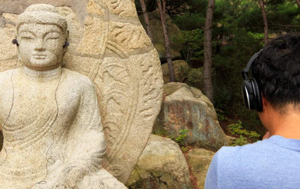 Dispositif d'enregistrement, Pierre-Laurent Cassière, Gyeongju, corée, 2014